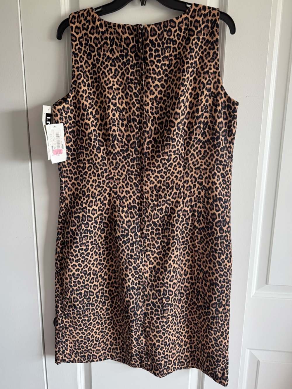 I.N. Studio Leopard Print Midi Dress in Tan and Black - Picture 2 of 6